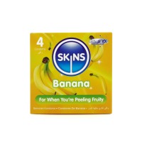 Skins Banana Condoms 4 Pack