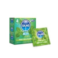 Skins Mint Condoms 4 Pack