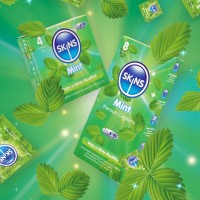 Skins Mint Condoms 4 Pack