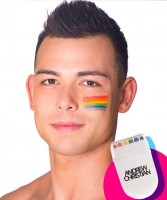 Andrew Christian Pride Rainbow Face Paint