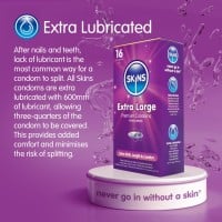 Skins Extra Large Condoms 4 Pack