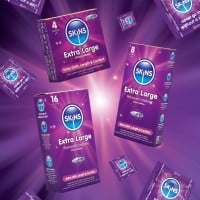 Skins Extra Large Condoms 4 Pack