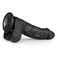 Realistické dildo s varlaty EasyToys černé 22,5 cm