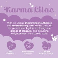 Stimulátor klitorisu Unihorn Karma Lilac