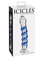 Skleněné dildo Pipedream Icicles No. 5