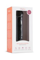 Realistické dildo EasyToys černé 22,3 cm