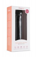 Realistické dildo EasyToys černé 28,3 cm