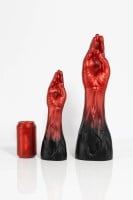 Dildo Twisted Beast Hand of God Demon Blood (Ombre) velké