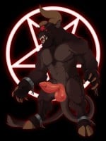 Dildo Twisted Beast Aamon Demon Blood (Ombre) extra velké
