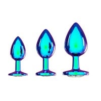 Ouch! Venice Collection Metal Anal Plug Set Iridescent