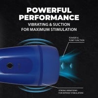 Pumped Vibrobator Vibrating and Suction Masturbator