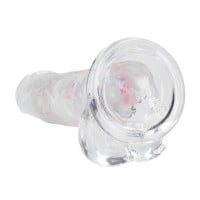RealRock LED Vibrating Cock with Balls 7″