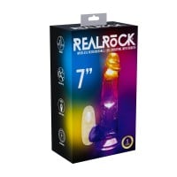 RealRock LED Vibrating Cock with Balls 7″