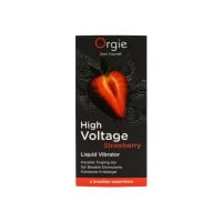 Tekutý vibrátor Orgie High Voltage Strawberry 15 ml