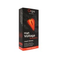 Tekutý vibrátor Orgie High Voltage Strawberry 15 ml