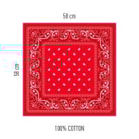 Šátek Hanky Code červený