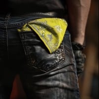 Šátek Hanky Code žlutý