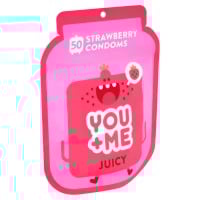 Kondomy YOU+ME Juicy 50 ks