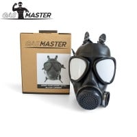GasMaster Army Gas Mask with Black Lenses