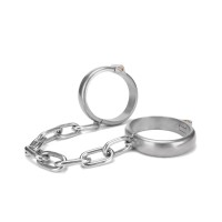 Kovová pouta Prowler RED Heavy-Duty Ankle Cuffs