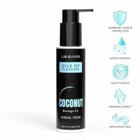 Masážní olej Lube4Lovers Oils of Pleasure Coconut 120 ml
