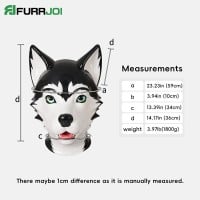 Kukla Furrjoi Silicone Husky Hood Moss