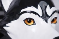 Kukla Furrjoi Silicone Husky Hood Orange