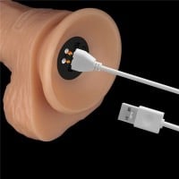 Lovetoy 8.5″ Power Basics Vibrating Dildo