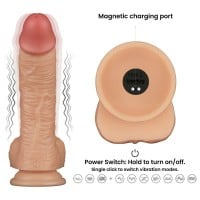 Lovetoy 8.5″ Power Basics Vibrating Dildo