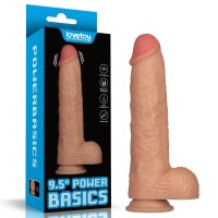 Lovetoy 9.5″ Power Basics Vibrating Dildo