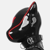 Furrjoi Silicone Patterned Ido Dog Drone Toy Regular Red