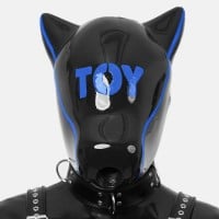 Furrjoi Silicone Patterned Ido Dog Drone Toy Regular Blue