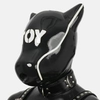 Furrjoi Silicone Patterned Ido Dog Drone Toy Regular White