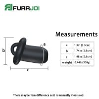 Furrjoi Silicone Ido Gag Black