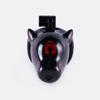 Klec na penis Furrjoi Glossy Ido Chastity Cage červená