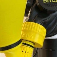 XTRM GP5 Piss Mask System with Mask žlutá