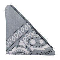 Rock Solid The Code Silicone C-Ring with Hanky Bandana Gray