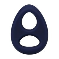 Rock Solid The Code Silicone C-Ring with Hanky Bandana Navy Blue