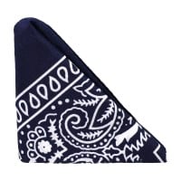 Rock Solid The Code Silicone C-Ring with Hanky Bandana Navy Blue