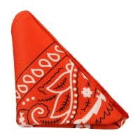 Rock Solid The Code Silicone C-Ring with Hanky Bandana Orange