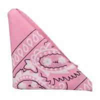 Rock Solid The Code Silicone C-Ring with Hanky Bandana Pink