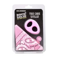 Rock Solid The Code Silicone C-Ring with Hanky Bandana Pink