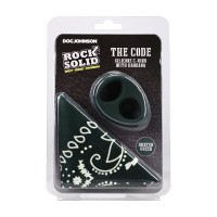 Rock Solid The Code Silicone C-Ring with Hanky Bandana Hunter Green