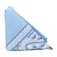 Hanky a krúžok na penis a semenníky Rock Solid The Code svetlo modrý