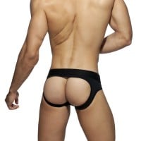 Addicted ADF92 Bottomless Fetish Brief Black