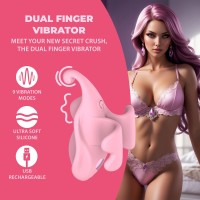 Loveline Dual Finger Vibrator