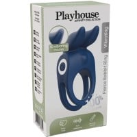 Vibračný erekčný krúžok Playhouse Affinity Fierce Rabbit Ring