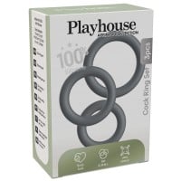 Sada erekčních kroužků Playhouse Cock Ring Set