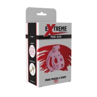 Klietka na penis Hidden Desire Extreme Penis Prison X-Short ružová