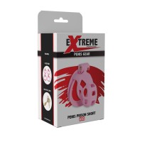 Klietka na penis Hidden Desire Extreme Penis Prison Short ružová